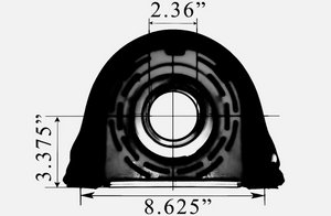 Kenworth, Peterbilt, Freightliner Drive Shaft Support Bearing Replacing HB88512A