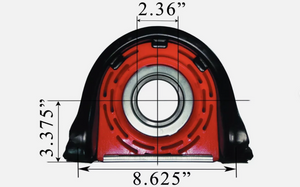 Kenworth, Peterbilt, Freightliner Drive Shaft Support Bearing Poly Replacing HB88512A