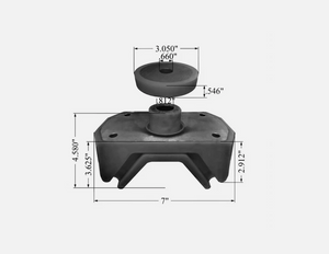 International Prostar Rear Motor Mount Kit Replaces OEM 3613279C4